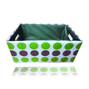 سلة قش ملون دوائر ستانلس   996843