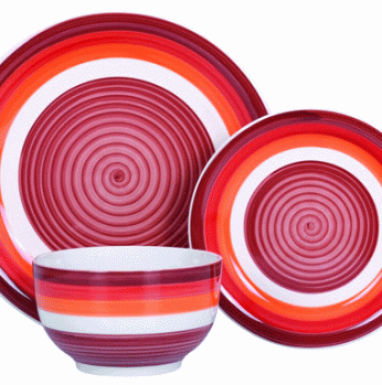 طقم صحون 18 قطعة