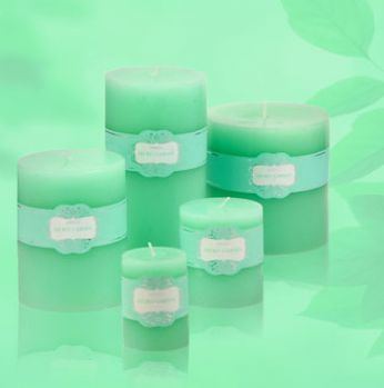 شموع دائرية secret garden spring