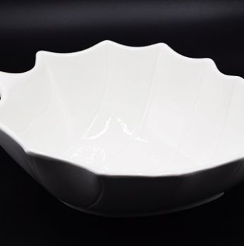 بورسلان ابيض ورقة عميق 9169519