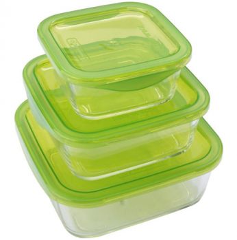 طقم 3 تبرويلات زجاج فرنسي luminarc