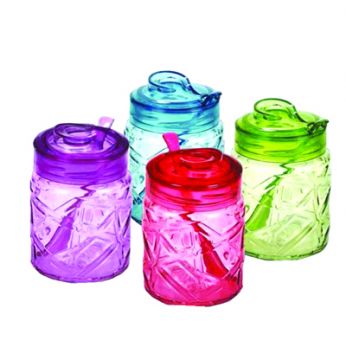 مطربان مع ملعقة  زجاجي renga