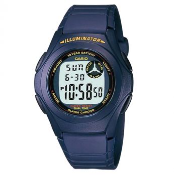 ساعة كاسيو للرجال F-200w-2adf- رقمي، كاجوال [2 قطع]