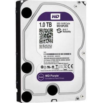 Western Digital 1 TB SATA 64 MB Purple HDD- WD10PURX