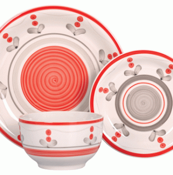 طقم صحون 24 قطعة