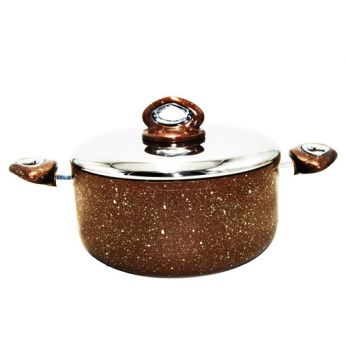 طنجرة جرانيت30 سم تيفولينا بني