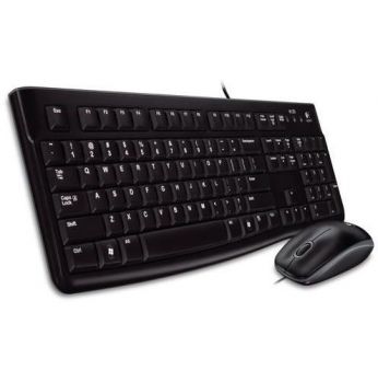 Logitech MK120 Wired Keyboard and Mouse for PC - 920-002562