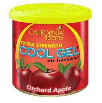 California Scents Cool Gel Air Freshener, Orchard Apple, 4.5 Ounce Canister (Pack of 3)