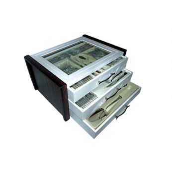 طقم معالق 89 قطعة MAKSI  SATEN nehir