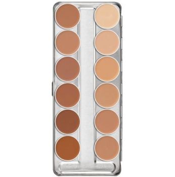 كربم اساس Kryolan Dermacolor Camouflage Cream Palette 12 Colors C