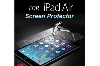 شاشة حماية Tempered Glass IPAD AIR [2 قطع]