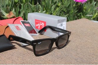 نظارة  Ray-Ban RB2140 - ازرق شفاف