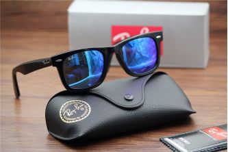 نظارة باطار شبه مربع Ray-Ban RB2140  - ازرق