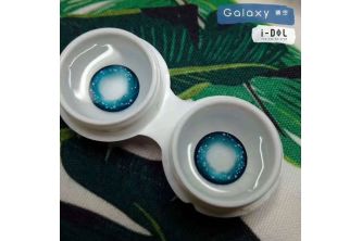 زوج عدسات لاصقة تجميلية جلاكسي -  Galaxy Moon Dark Blue