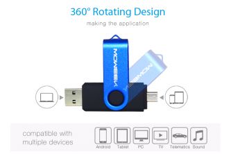 فلاش دسك( 32 جيجا)اندرويد يو اس بي 2 في 1 , للموبايل و الكمبيوتر  32 جيجا بايت سامسونج Samsung andoid USB Drive