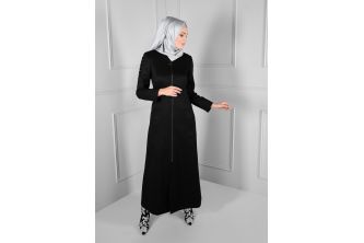 جلباب شتوي Alvina  - 42 - اسود