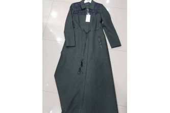 جلباب Alvina  1144 - 40 - اخضر جيشي