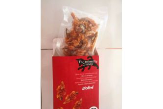 قطع الدجاج للتدريب الكلاب bioline fish twined by chicken