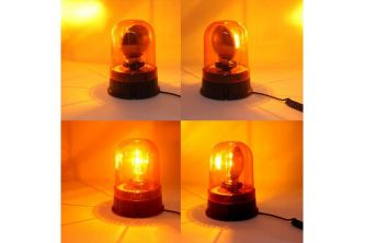 ضوء K1900]High Power LED Car Vehicle Amber Dual Flash Warning Light