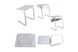 طاولة White Adjustable Portable Table