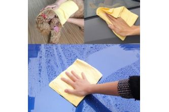 فوطة كلين شام الفائقة لتنظيف السيارات وجميع الأسطح وتلميعها Clean Cham Synthetic Chamois Cloth