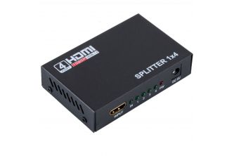 HDMI Splitter 1 input x 4 output with power adapter