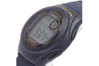 ساعة كاسيو للرجال F-200w-2adf- رقمي، كاجوال [2 قطع]