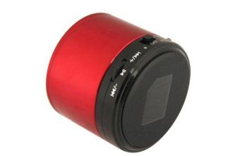 Mini Bluetooth Wireless   Speaker For iPhone Cell Phone /Tablet/Laptop Red