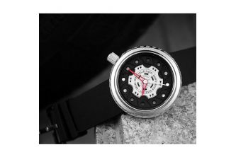بريك ساعة عملية كاجوال رجال انالوج بعقارب مطاطي - M728-sl