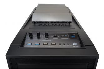 Zalman Full Tower Computer Case with Automatic Heat Ventilation H1 Black