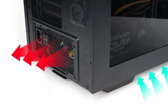 Zalman Full Tower Computer Case with Automatic Heat Ventilation H1 Black