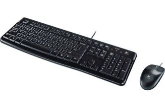 Logitech MK120 Wired Keyboard and Mouse for PC - 920-002562