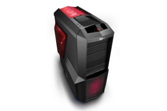 Zalman High Performance ATX Mid Tower Case - Red/Black Z11PLUS HF1