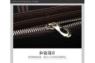 BAELLERRY Canvas Zipper Wallet Model CFB099