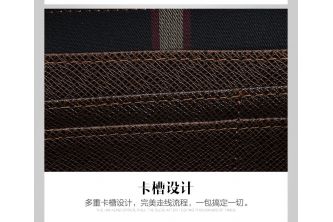 BAELLERRY Canvas Zipper Wallet Model CFB099