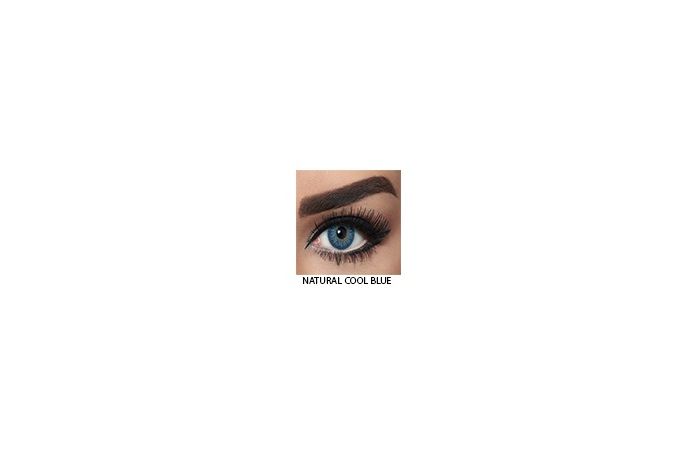زوج عدسات لاصقة تجميلية من بيلا - natural cool blue - ازرق