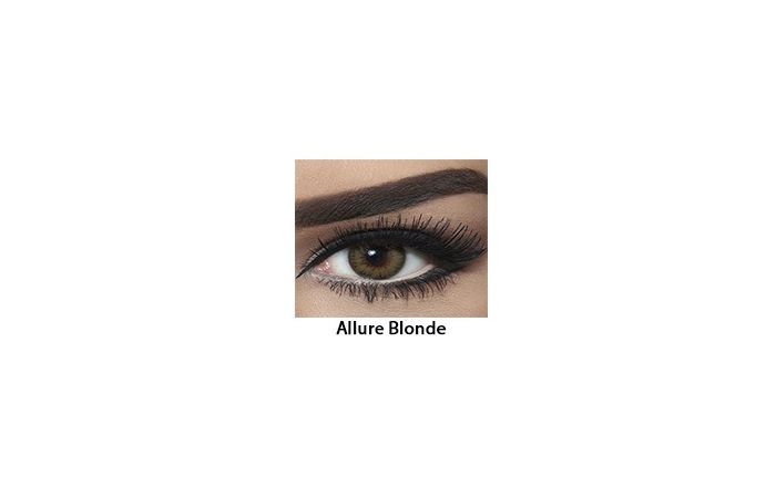 زوج عدسات لاصقة تجميلية من بيلا - allure blonde  - رمادي