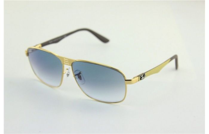 نظارة شمسية باطار ثماني Ray-Ban RB8399 - ازرق شفاف