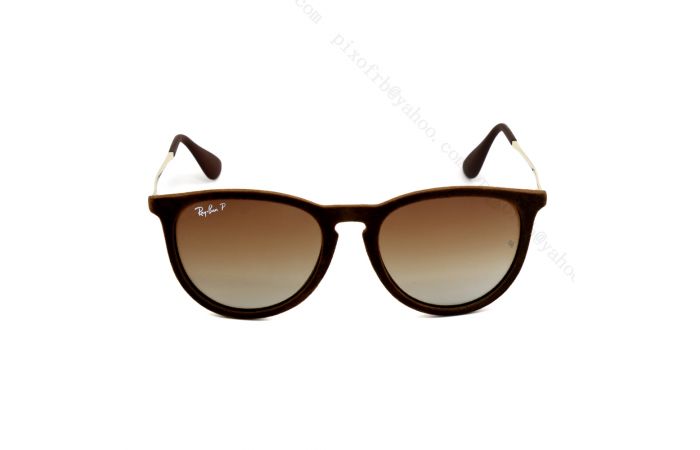 ريبان-ray Ban - بني  باطار منحني عريض 