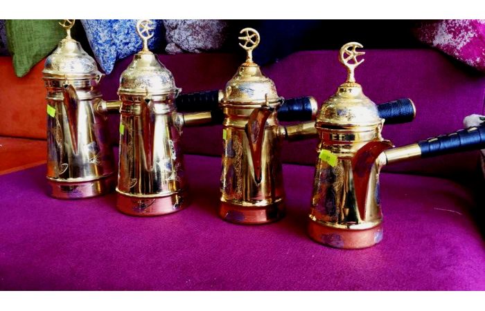 طقم نحاس دلة  4قطع