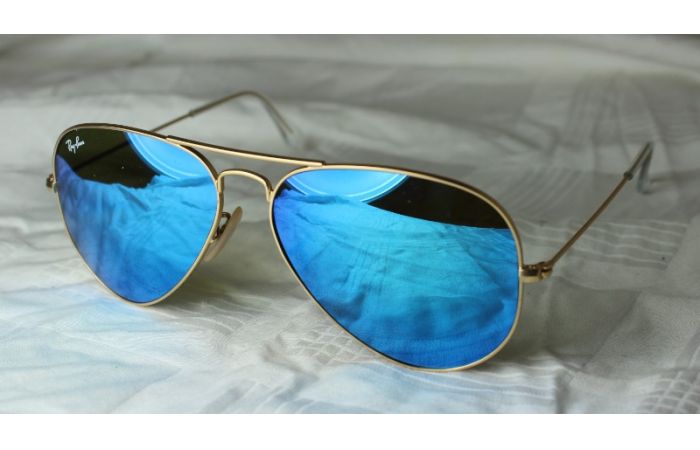 نظارة Ray-Ban Sunglasses RB 3025  - ازرق مموج 