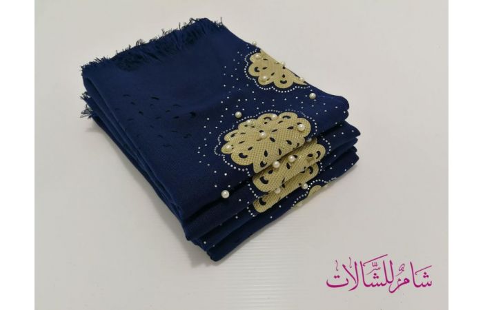 شال تركي  -  كحلي