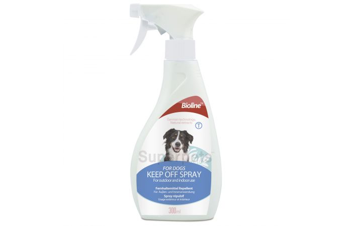 سبري لابعاد الكلاب عن الاماكن BIOLINE Keep off spray for dog 300ml