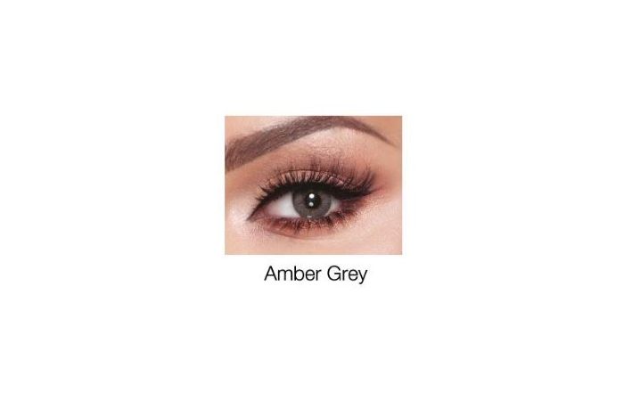 زوج عدسات لاصقة تجميلية من بيلا - elite Amber Gray