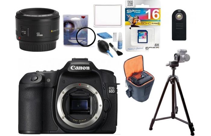 CANON EOS 60D * 50mm 1.8II كاميرا كانون 60دي مع عدسة كانون 50مم