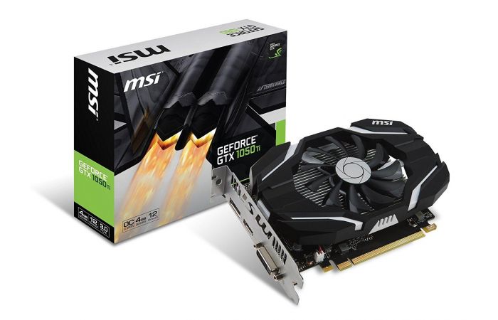 MSI GTX 1050TI OC 4GB 128-bit GDDR5X PCI Express 3.0