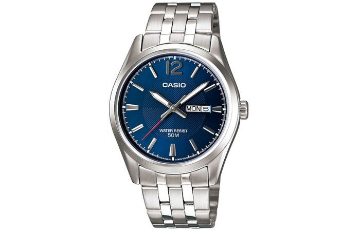 ساعة Casio Analog Metal Watch for Men MTP-1335D-2AVDF