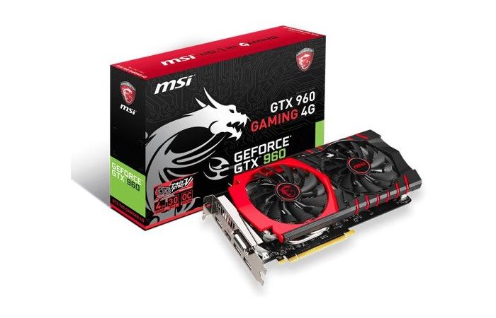 MSI GeForce GTX 960 GTX 960 GAMING 4G 4GB 128-Bit GDDR5 PCI Express 3.0 x16 HDCP Ready Video Card