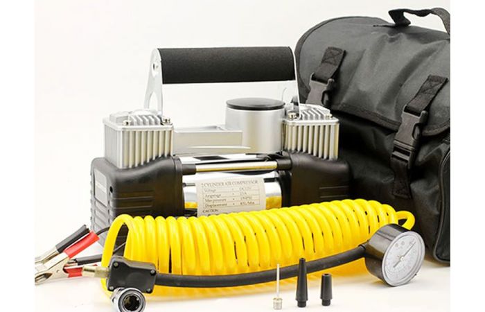 Heavy Duty 2 Cylinder Car Air Compressor