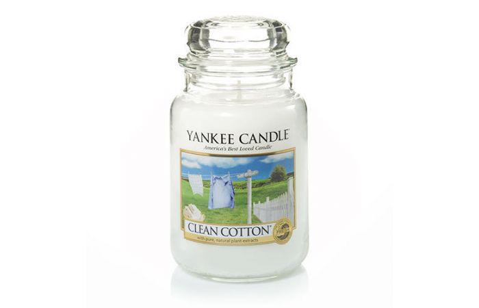 مرطبان شمع YANKEE 623g Clean Cotton